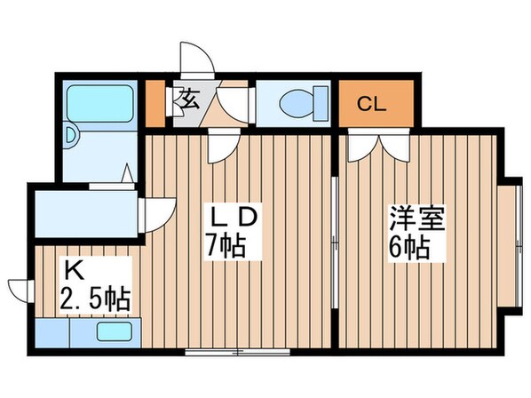 フォレスト南月寒の物件間取画像